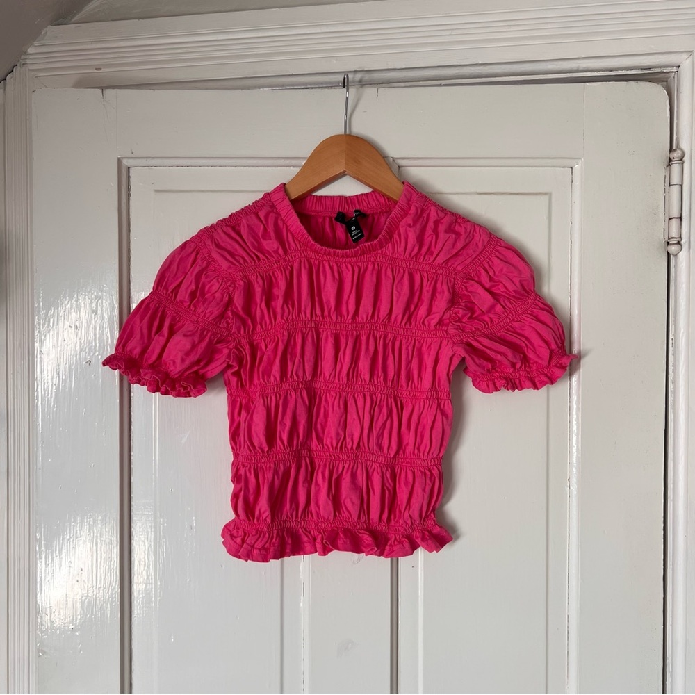 Aqua Crop Top NWOT